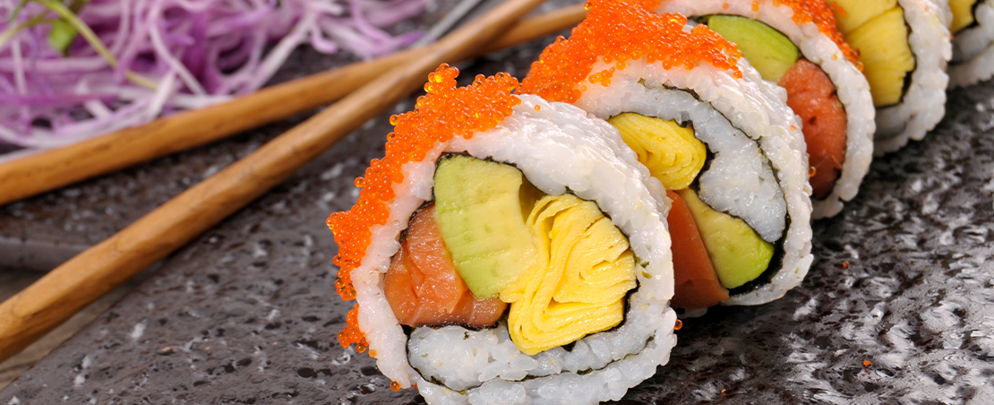 sushi nigiri de gamba