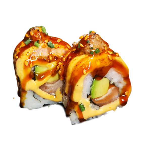 Uramaki Salmón Flameado
