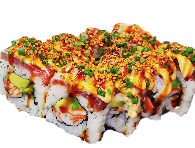 Uramaki Atún Flameado